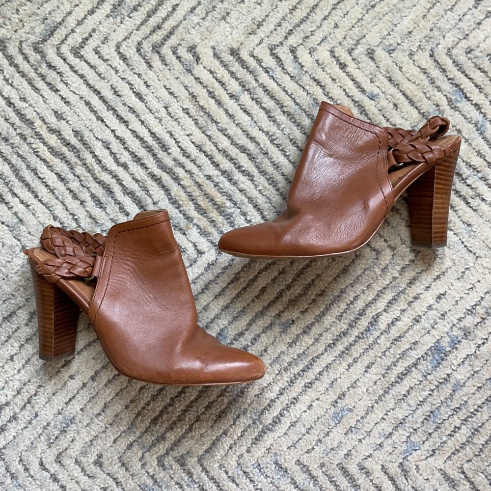 Corso Como braided sling back mule booties